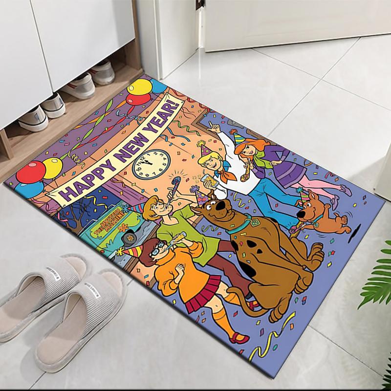 Scooby-Doo Printed Carpetrugfor Office Chair Living Room Bedroom Kitchen Room Decor Gifts