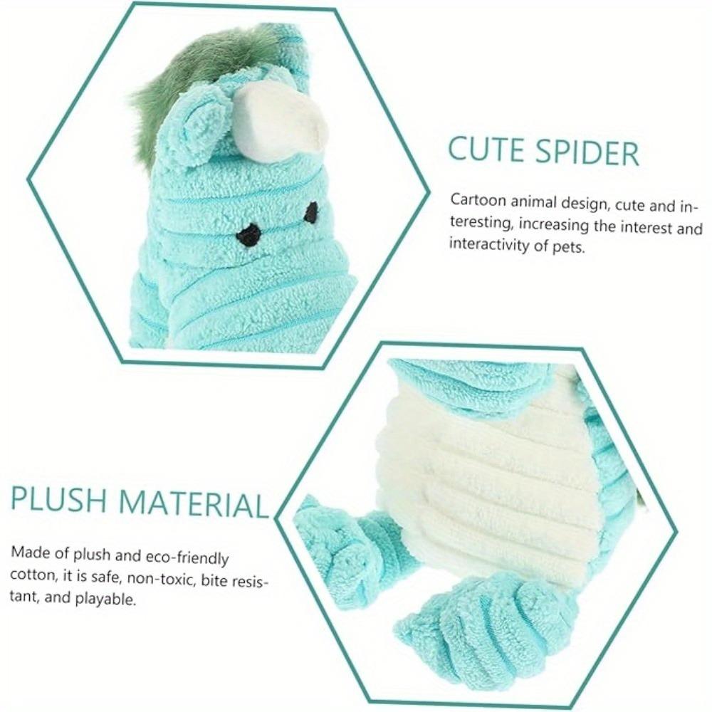1pc Plush Squeaky Chew Dog Toy - Animal Shaped, Soft & Safe, for Small Dogs & Puppies, Essential Pet Play Toy