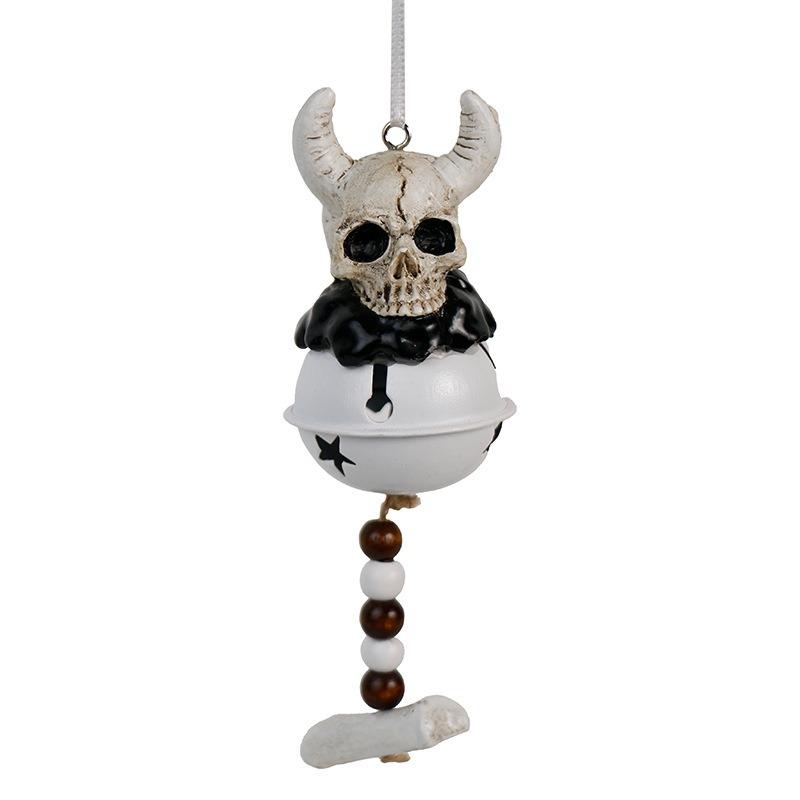 Elegant Halloween Decorations - European Style Scary Demon Wind Chime for Home Decor and Parties -  Convenient Hanging Ornament
