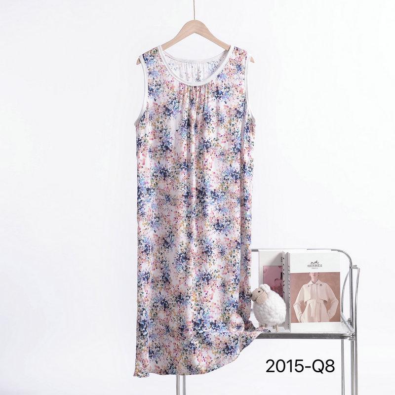

Women s Summer Plus Size Sleeveless Rayon Cotton Dress Pajamas XL