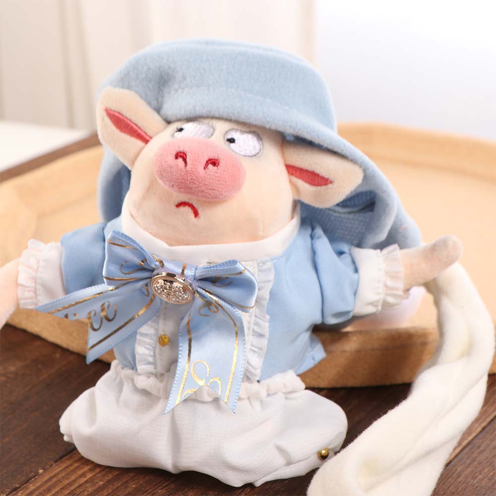 Lovely Design 20CM Cotton Doll Clothes Animal Onesie Long Ear Rabbit Hat Doll Accessories