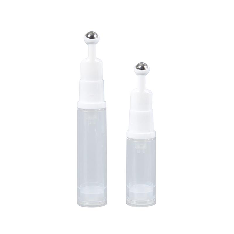 5/10ml Liquid Foundation Refillable Bottles Cosmetics Eye Cream Roller Ball Vacuum Bottle Travel Portable Empty Glass Bottle