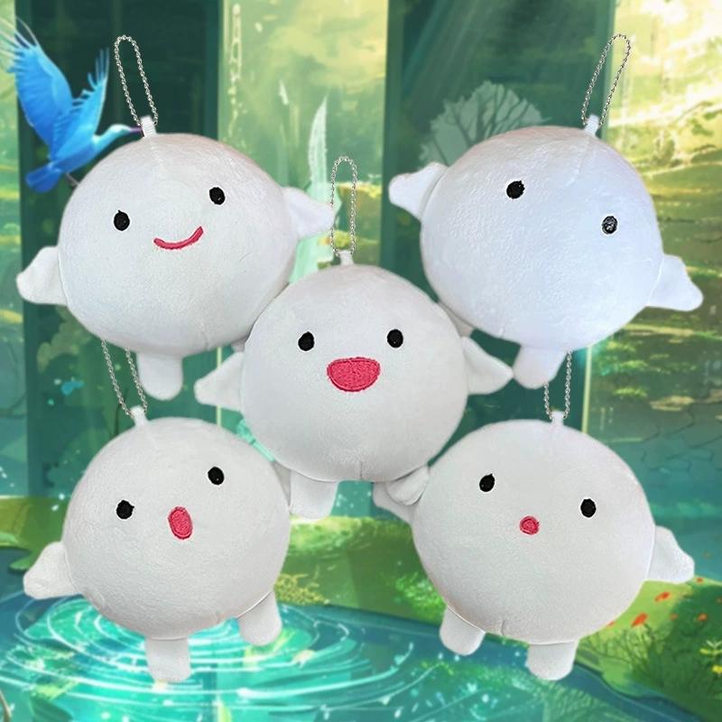 5 Styles Soft Warawara Plush Toys Anime Smile Expression Plush Toys Laugh Smile How Do You Live Stuffed Animal Plaything warm Gifts