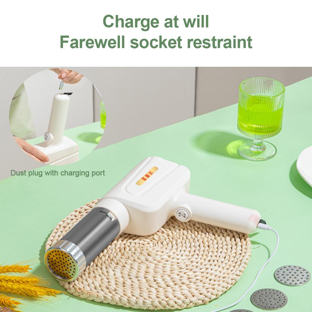 Automatische Nudelmaschine Handheld Elektrische Nudelmaschine 5-in-1 Schnurlose Tragbare Spaghetti