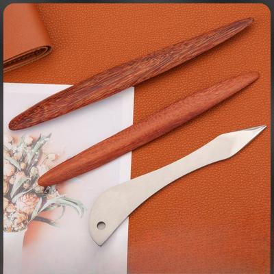 Natural Sandal Leather Trimming and Shaping Bar Combination Marking and Folding DIY Handmade Leather Tool