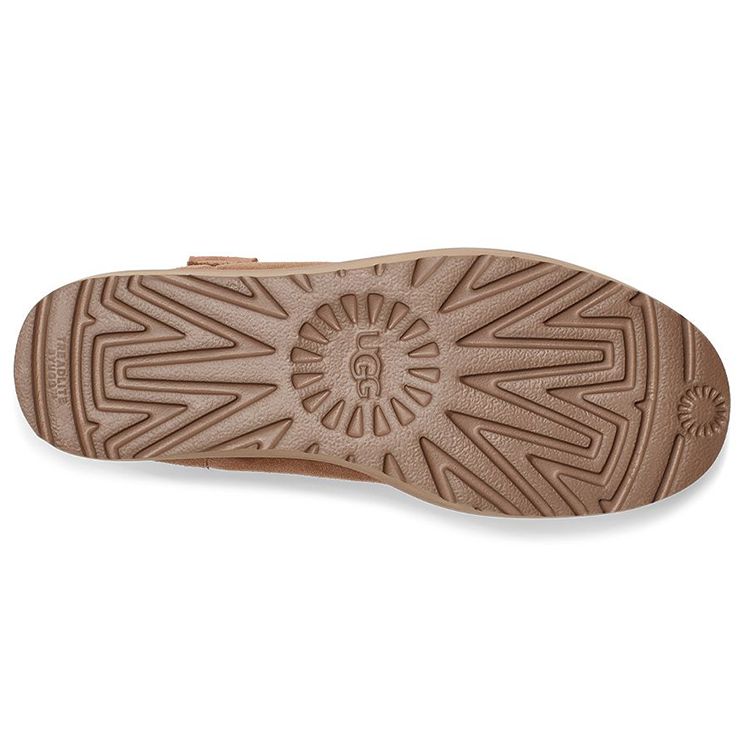 UGG Klassische Mini Fransen Warme und Bequeme Schneestiefel Damenstiefel Braun 1127454-CHE