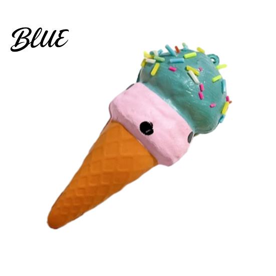 Ice Cream Squeeze Ball Cone Toy Simulated Fidget Slow Portable Stress Reliever Rebound Anxiety Relief Soft Stretch Sensory Calming Desk