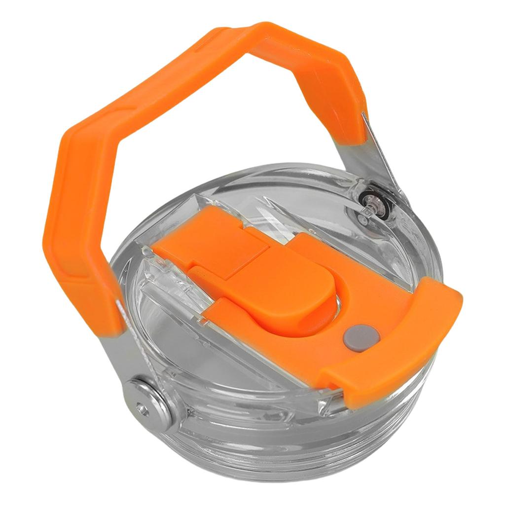 Capac de Plastic Transparent cu Mâner, Design Anti-Vărsare pentru Pahar Tumbler de 30oz, Capac cu Pai de Tip Flip, Capac Sigilant pentru Sticlă
