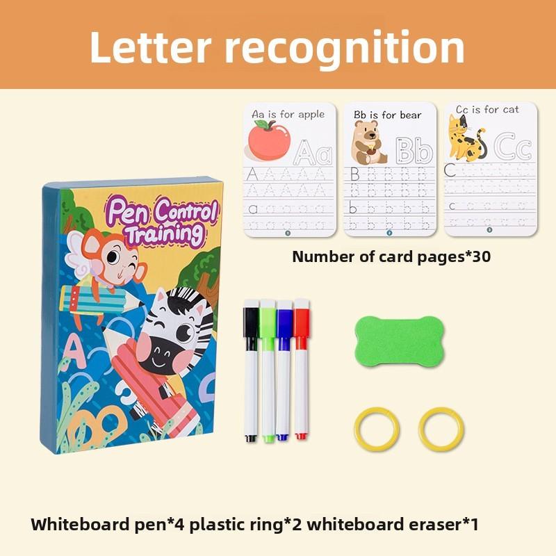 Preschool Handwriting Exercise Book Animal Designs Fine Motor Skill Development