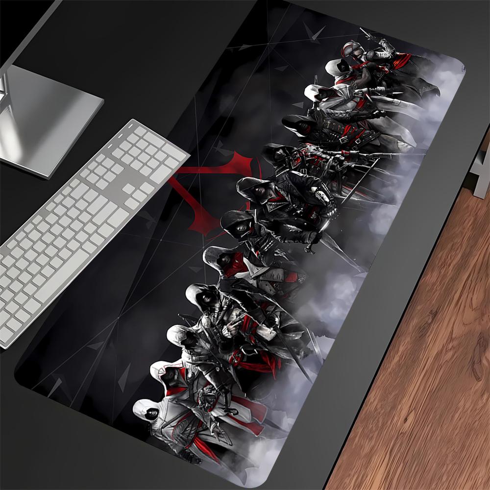 Game Assassin S Creed Mouse Pad Cartoon Lockedge Large Gaming Pad Computer Gamer Keyboard Mat Nonslip Mousepad PC Big Desk Mats