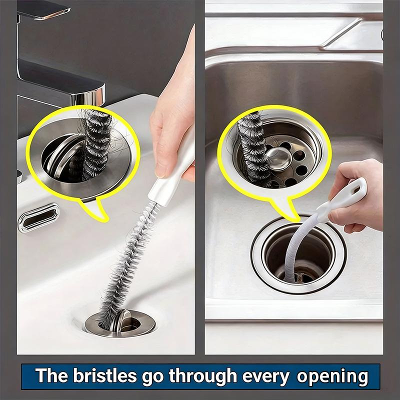 Drain Snake Hair Clog Removal Tool Handy Unclogger for Kitchen Bathroom Shower Water Pipe Easy Cleaning Solution