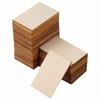 50 Pieces Rectangular Wood Smooth Cutout Paintable