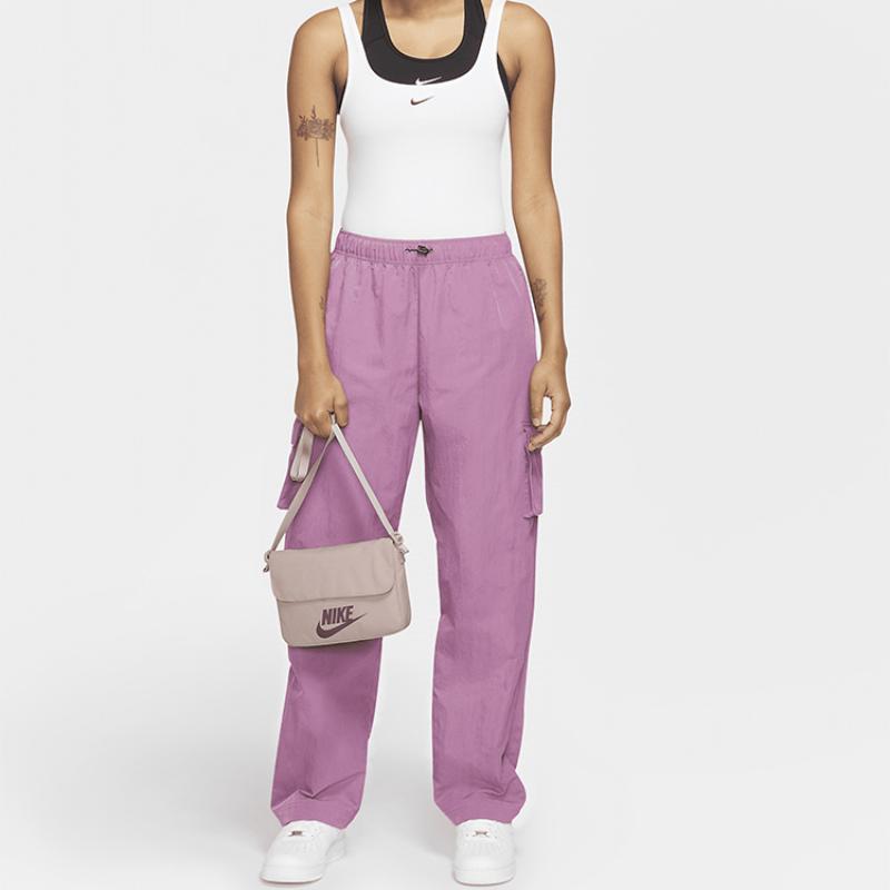 Nike Sportswear Polyester Small Square Bag Shoulder Bag, Crossbody Bag Regular Women's Ecru Casual CW9300-292