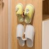 Bathroom Slipper Rack Perforation-Free Shoes Drain Hook Wall-Mounted Toilet Storage Organizer Power Strip Winder Storage Holder