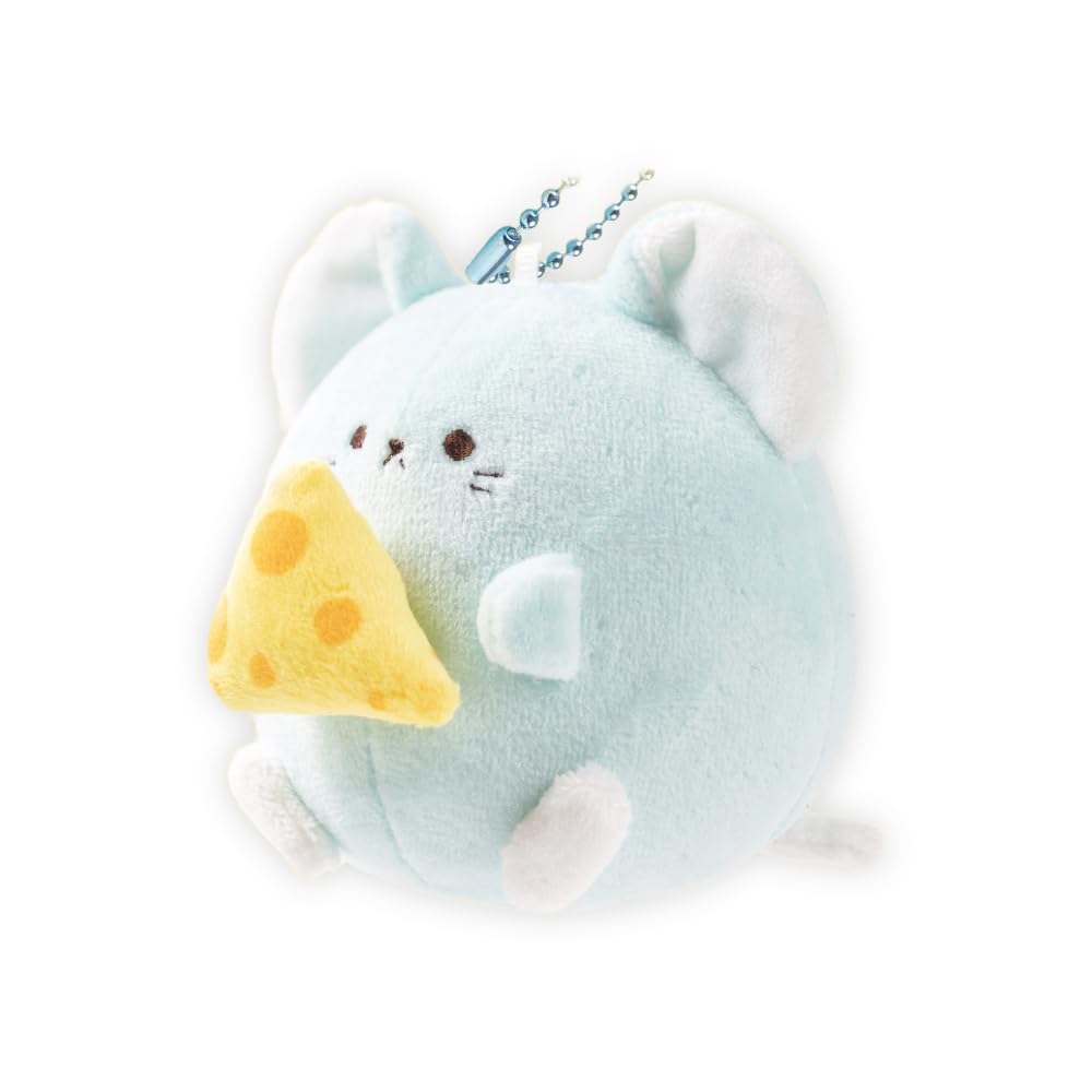 

Shaking! Mouse s Favorite Things Mascot Plush Keychain Approx. 7cm (Mouse (Blue))