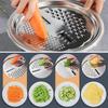 Multifunctional Stainless Steel Basin, 2026 New 3 In 1 Multifunctional Stainless Steel Basin Strainer Set With Grater
