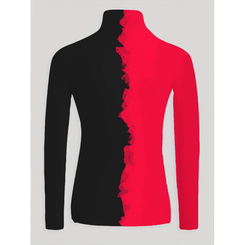 Women's Cheongsam Collar Long-sleeved T-shirt, Suitable for Women, Regular Version, Spring and Autumn Series