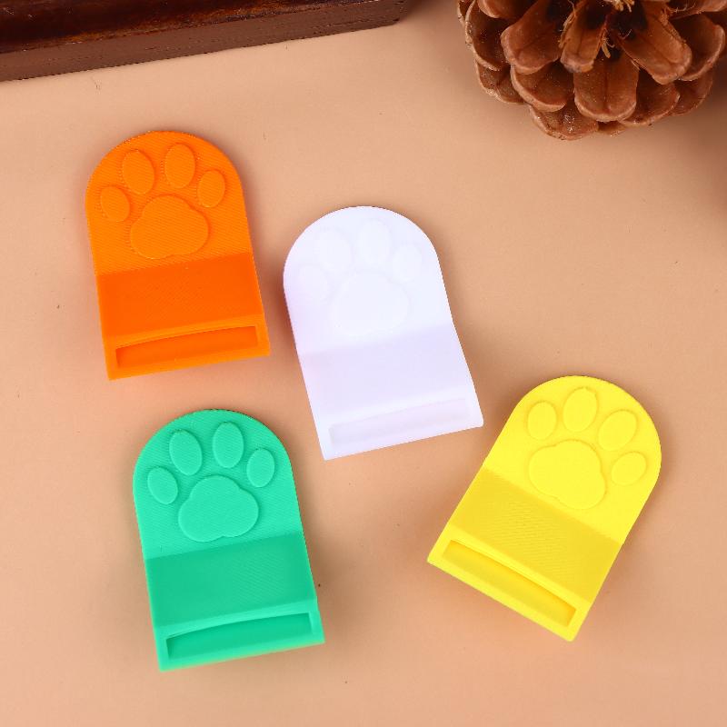 2Pcs Cat Food Can Opener Pet Cat Cog Food Bottle Opener Portable Non-Slip Easy Grip Easyclean Material Kitchen Tools