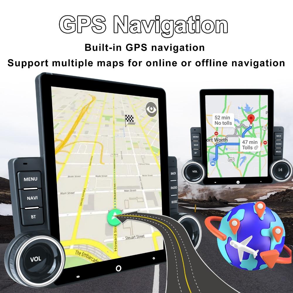 Android 9,7" Vertical Style IPS Bildschirm Autoradio GPS Navigation Multimedia Player