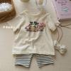 Children's Striped Leggings & Cycling Pants: Available In Large & Small Rolls for Girls & Babies, Korean Style.