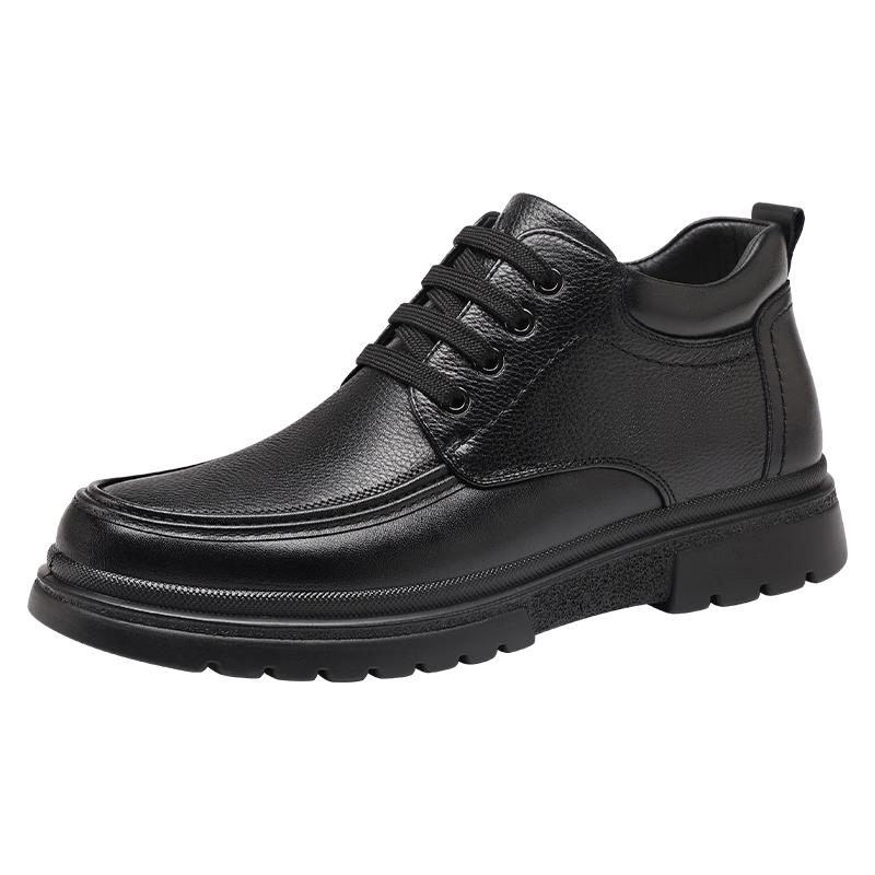 Red Dragonfly Men s Winter Warm High-Top Leather Casual Shoes 41