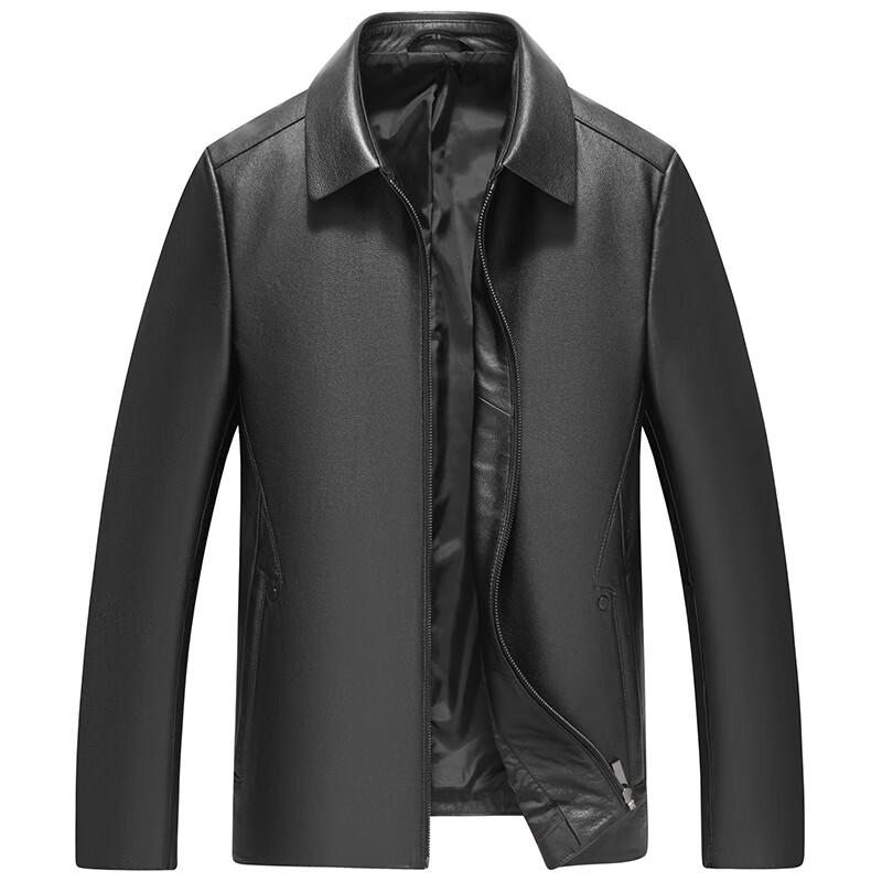 

Мужская повседневная кожаная куртка Fengxun с лацканами 190