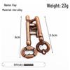 Zinc Alloy Kongming Puzzle Lock: Disentanglement Ring Educational Toy