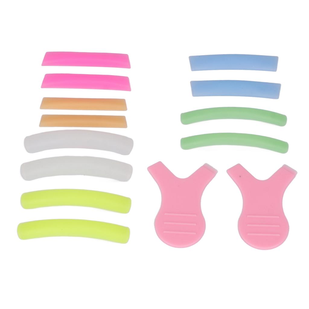 6 Pairs Eyelash Perming Pads Silicone Reusable Different Size Professional Soft Safe Lash Lift Pads