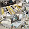 Abstract Nordic Geometry Printing Large Rug Anti-slip and Wear-resistant Soft Mat for Living Room Bedroom Carpet Easy To Clean