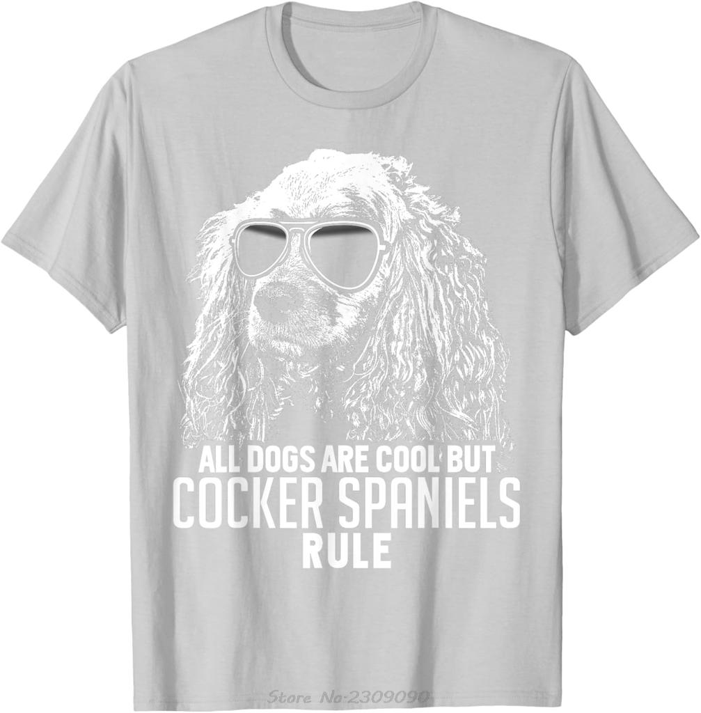 Lustiger Cocker Spaniel Jede Leckerei, die du machst, jede Mahlzeit, die du backst T-Shirts Grafik Baumwolle T-Shirt Unisex Oversized Lässiges T-Shirt
