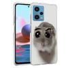 Funny Sad Hamster Meme Phone Case For Redmi Note 13 12 14 15 Pro Plus 13R 11 11T 11E 11S 10 Pro 10S 9 9S Cover Cell Clear TPU Ca