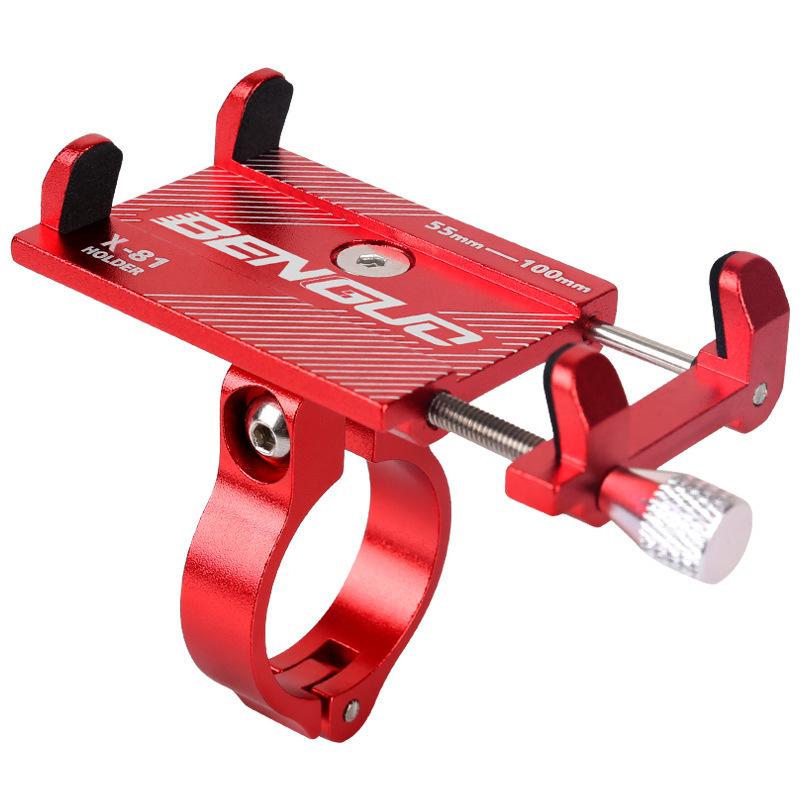 Bicycle Phone Holder ,Aluminium Alloy Navigation Phone Stand Rack Mobile Phone Bracket For Electric Bike Motorcycle