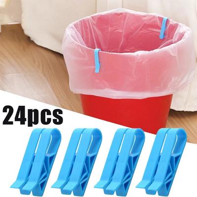Trash Bag Fixation Clip Plastic Snack Bag Clamps Practical Anti-Slip Holder Home Kitchen Storage Tools