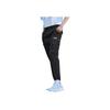 FILA Solid Color Loose Casual Pants Men bottoms Black F11M229810F-BK
