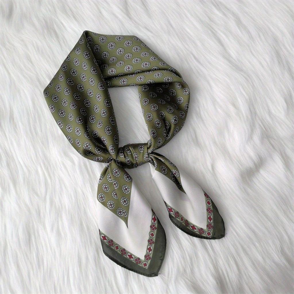 1 Herren-Kopftuch mit Paisley-Print aus Kunstseide mit breiter Krempe, Herrenschal, Geeignet für Freizeit, Outdoor-Aktivitäten,