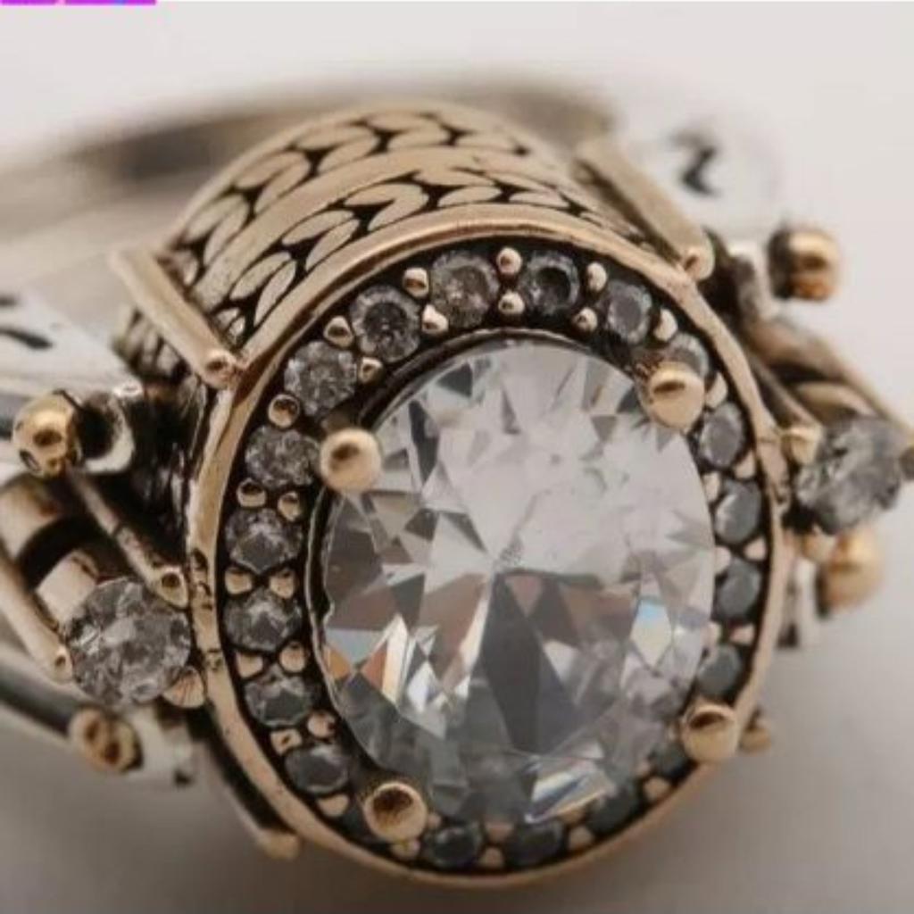 European And American Retro Rings, Geometric Rings