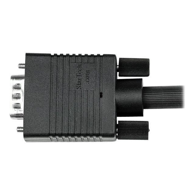 STARTECH Koaksial VGA-kabel 1 m for høyoppløselig skjerm - HD15 til HD15-kabel - M/M - Svart
