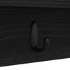 Wall Mounted Nightstand Wall Bracket Black Oak Look