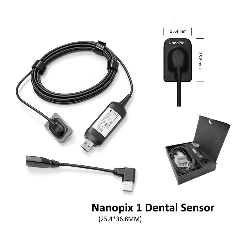 

NanoPix Sensor With Software Friendly Use RVG Dental X-Ray Imaging System NanoPix 1 чёрный