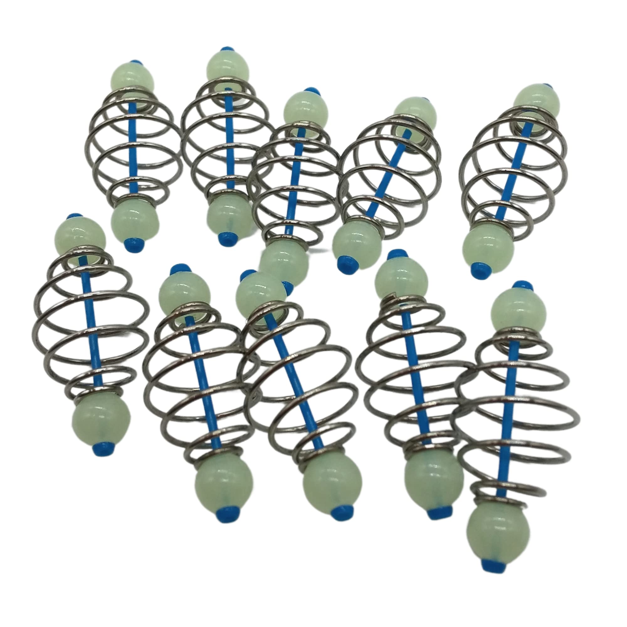 

AZ-FRONT Nerie Spiral Bait Spinner for Sabiki Fishing, Set of 10