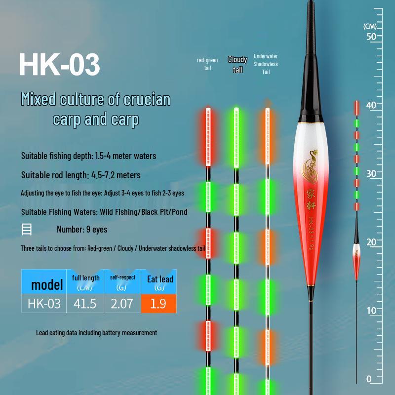 Dual-Use Luminous Fishing Float: Color-Changing, Day/Night, Electronic Bite Alarm for Various Carp Species