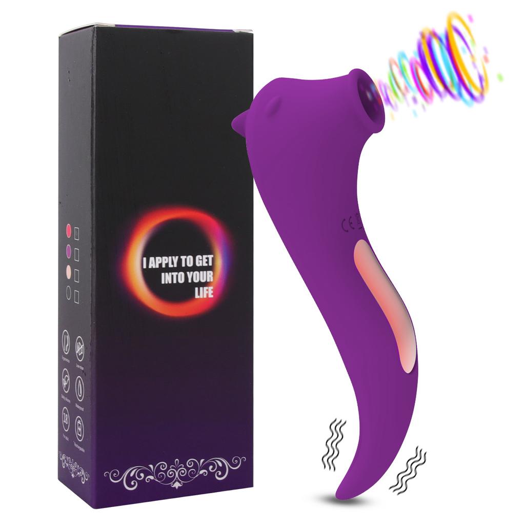 Powerful Clitoris Sucking Vibrator for Women Nipple Oral Vacuum Stimulator Massager Dildo Female Masturbator Sex Toys for Adult