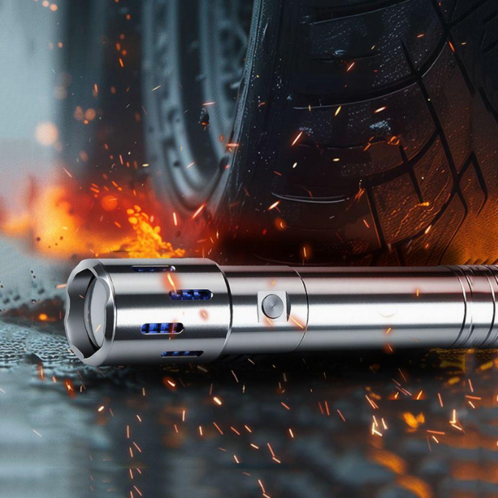 Super-Bright Multi-Functional Flashlight Aluminum Zinc Zinc Alloy Flashlight Outdoor Portability