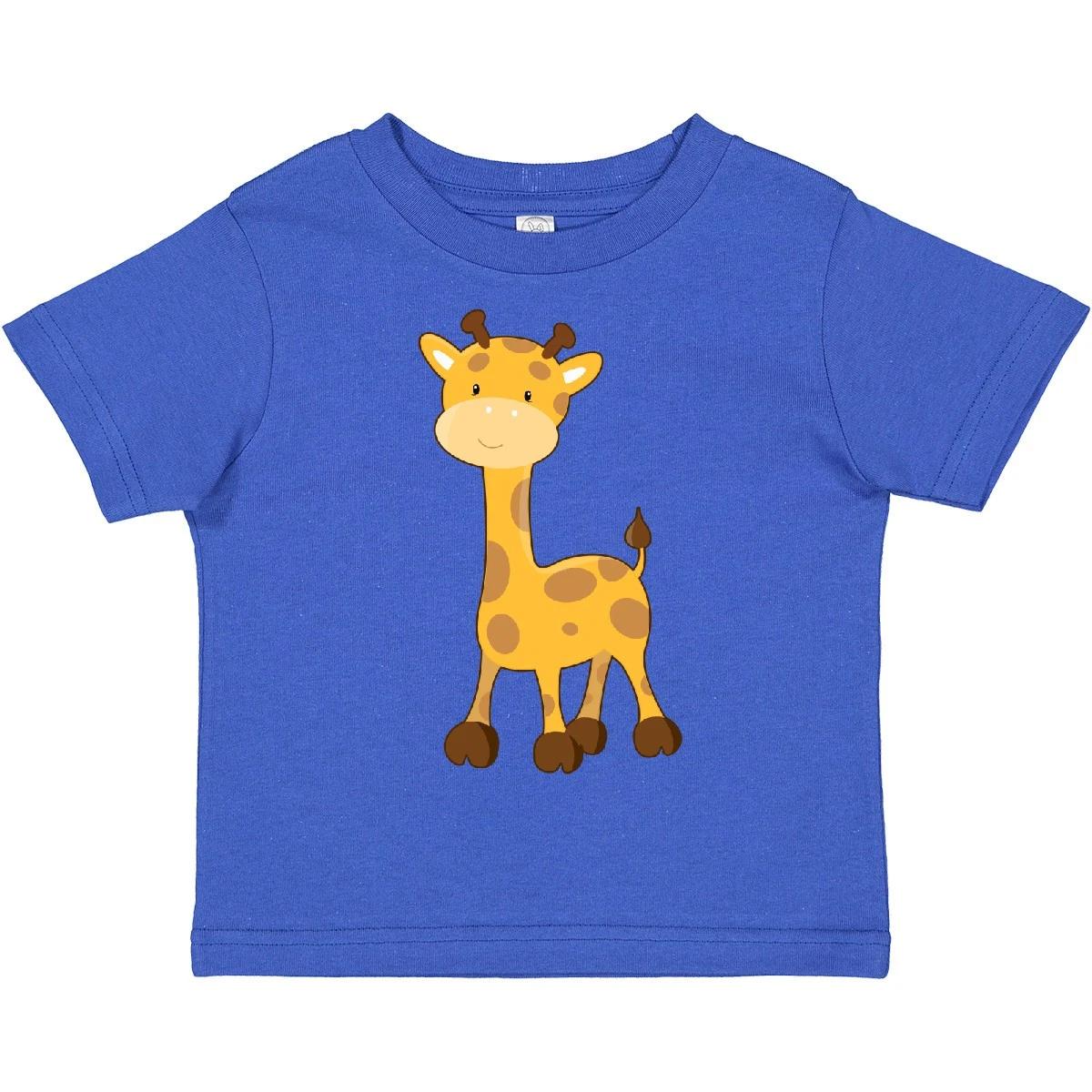 Inktastic Cute Baby Giraffe Toddler T-Shirt Zoo Little Smiling Child Preschooler 100