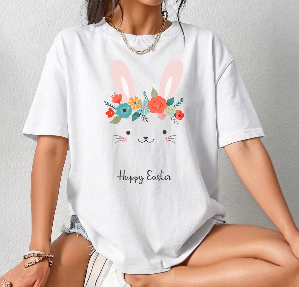 

Spring bunny shirt Easter shirt cottagecore bunny cute rabbit shirt Unisex T-Shirt M