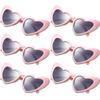 1Pc Heart Shaped Sunglasses Wedding Bridal Shower Christmas Decor Supplies Bride Bridesmaid Gift Glasses Bachelorette Party