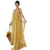 Island Beautiful Vacation French Streamer Dress Girl High Sense Loose Meat Vacation Dress