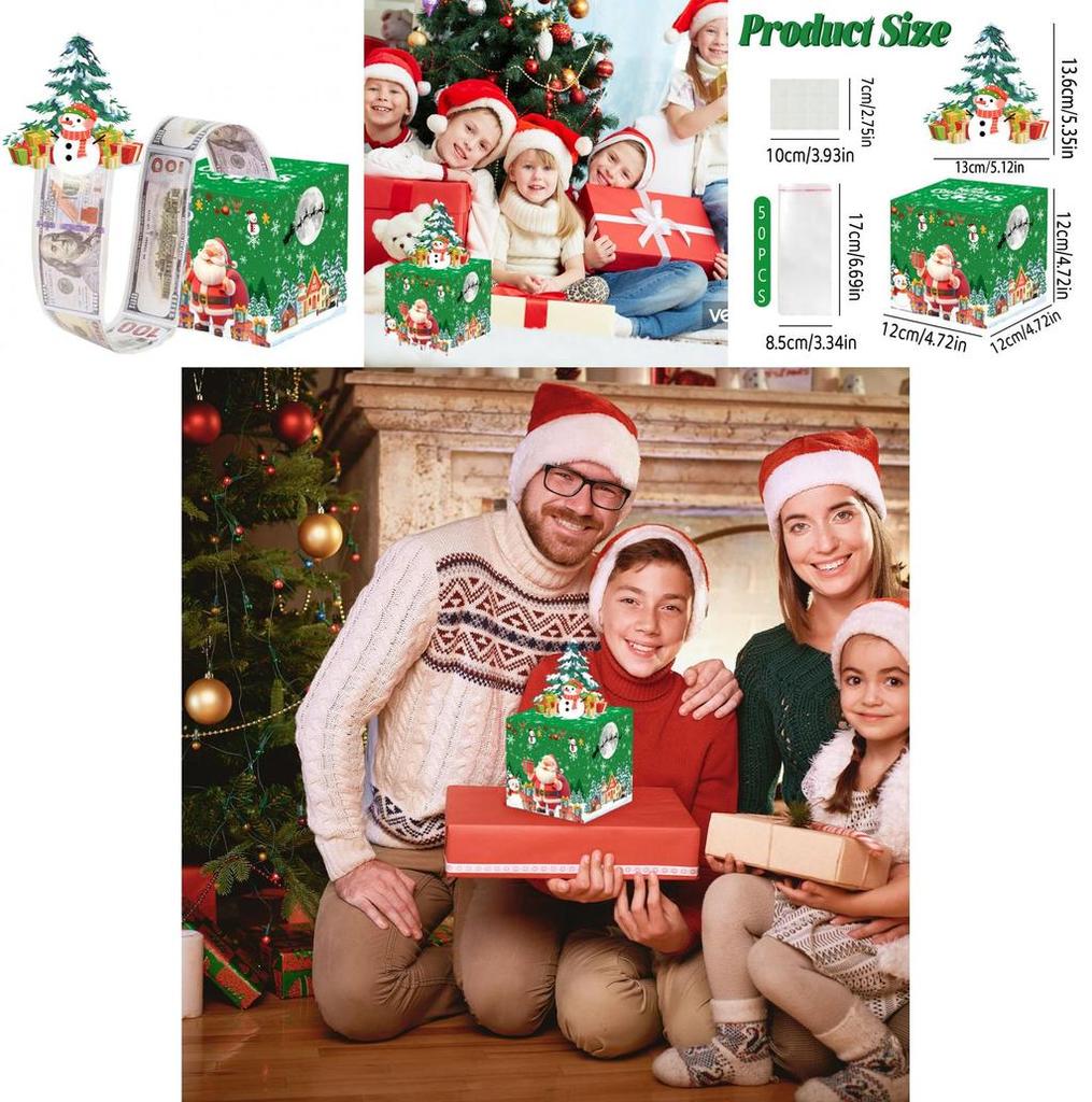 Snowman Themed Christmas Decor Gift Box For Festive Gift Giving And Parties