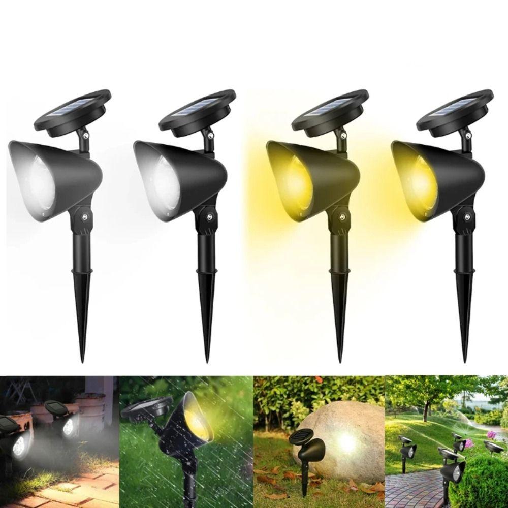 Solar Powered Solar Lawn Lights 4LED Night Light  Garden Backyard Driveway Patio