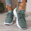 Shoes Female Summer Fashion New Women's Shoes Mesh Breathable Thick Bottom Retro Gump Shoes Korean Sports Shoes